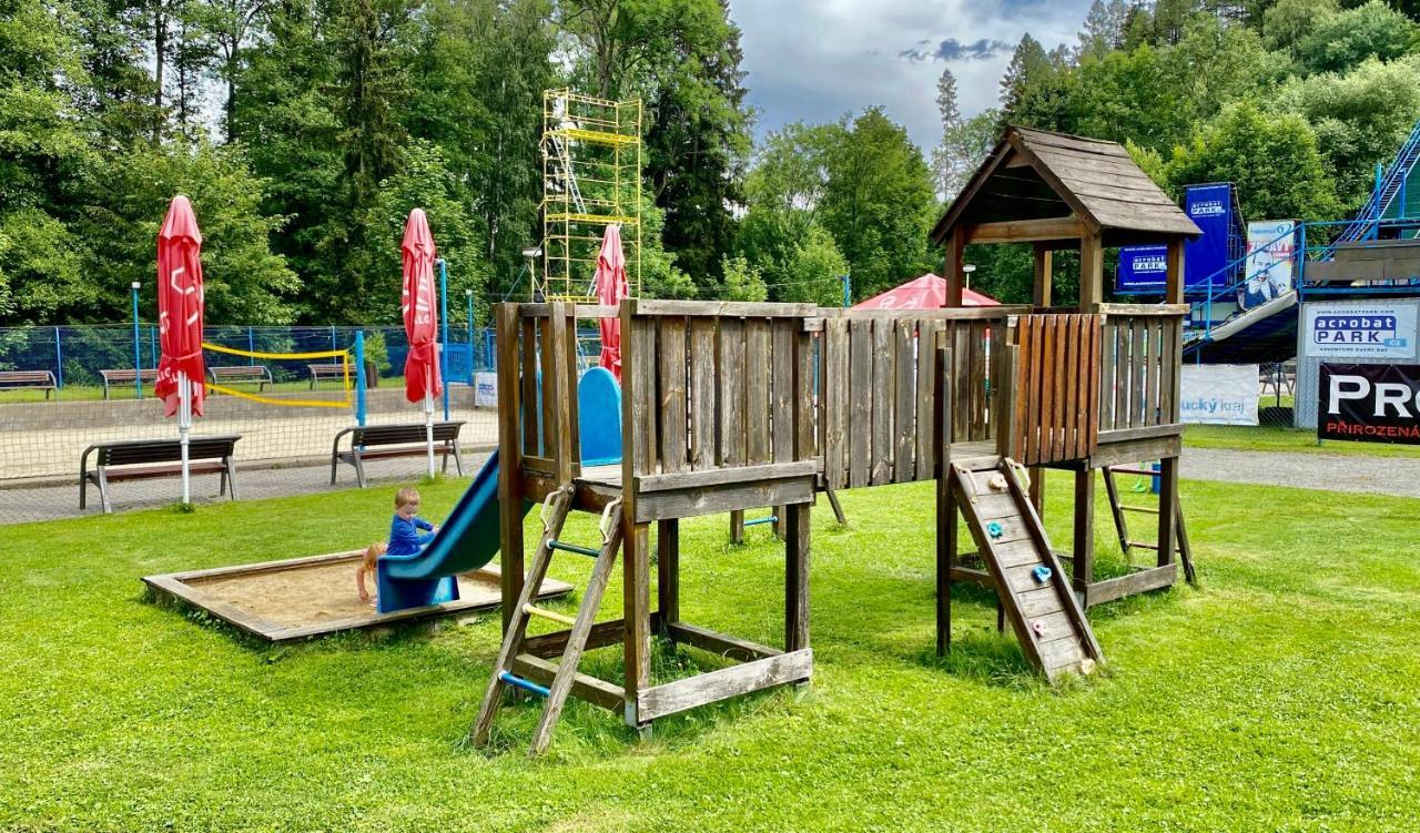 Penzion Acrobat Park Stity Exterior photo